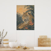 Sunward I — Jaguar bij zonsopgang Poster (Keuken)