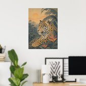 Sunward I — Jaguar bij zonsopgang Poster (Thuiskantoor)