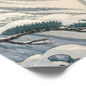 Sunward II — Witte Tijger in Winter Poster (Hoek)