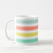 Sunwashed Neon Cabana Stripe Koffiemok (Links)