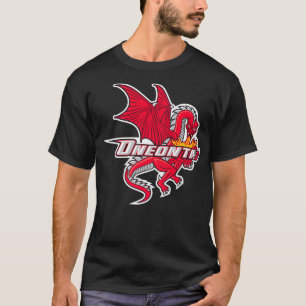 SUNY Oneonta rode draken T-shirt
