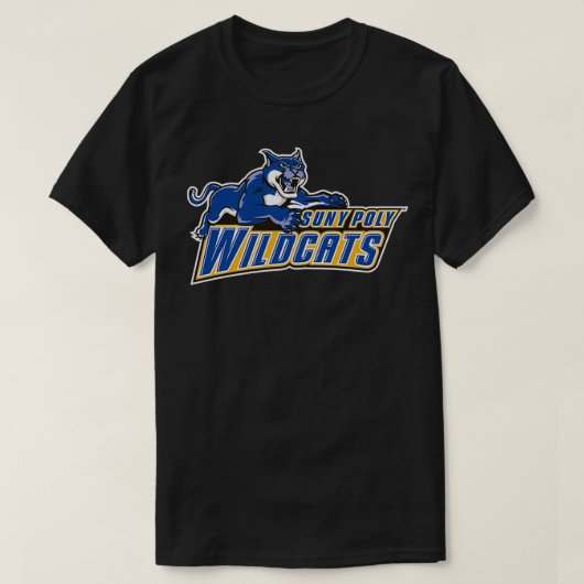 SUNY Polytechnic Institute Wilde katten T-shirt (Design voorkant)