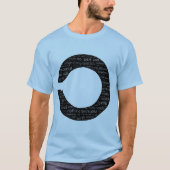 Sunyata-ontwerp dat de leegte of leegte weergeeft t-shirt (Voorkant)