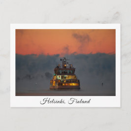 Suomelinna ferry Helsinki souvenir briefkaart