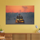 Suomelinna veerboot Helsinki Canvas Afdruk (Insitu (Woonkamer))
