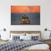 Suomelinna veerboot Helsinki Canvas Afdruk (Insitu (Slaapkamer))