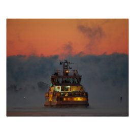 Suomelinna veerboot Helsinki Perfect Poster