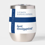 Suomen Kansallispäivä Finse nationale dag vlag (Voorkant)