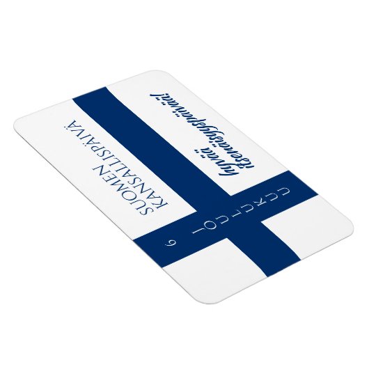 Suomen Kansallispäivä Finse nationale dag vlag Magneet (Rechterzijde)