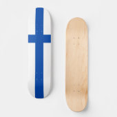 Suomen lippu skateboard - De vlag van Finland (Voorkant)