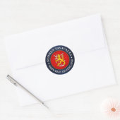 Suomen Vaakuna Ronde Sticker (Envelop)