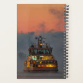 Suomenlinna-veerboot op de koude ochtendplanner planner (Achterkant)