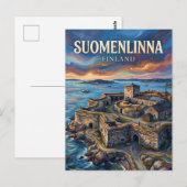 Suomenlinna Zeevesting Finland Briefkaart (Voorkant / Achterkant)