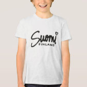 Suomi Finland 1 Kinder T-shirt (Voorkant)