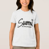 Suomi Finland 1 Kinder T-shirt (Voorkant)