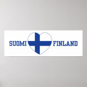 SUOMI FINLAND aangepast poster (Voorkant)