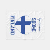 SUOMI FINLAND aangepaste deken voor de vissersvloo (Voorkant (Horizontaal))