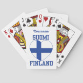 SUOMI FINLAND aangepaste speelkaarten (Achterkant)