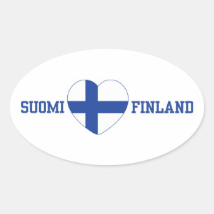 SUOMI FINLAND aangepaste stickers