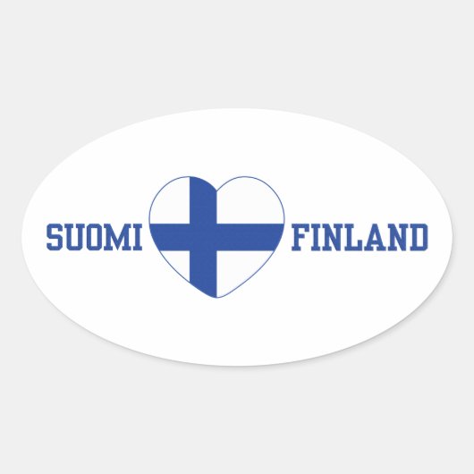 SUOMI FINLAND aangepaste stickers (Voorkant)