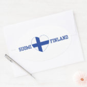 SUOMI FINLAND aangepaste stickers (Envelop)