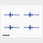 SUOMI FINLAND aangepaste stickers (Vel)