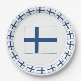 SUOMI FINLAND FLAG PAPIEREN BORDJE