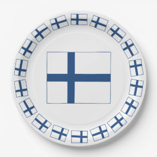 SUOMI FINLAND FLAG PAPIEREN BORDJE
