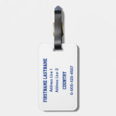 Suomi Finland label Bagagelabel (Achterkant verticaal)