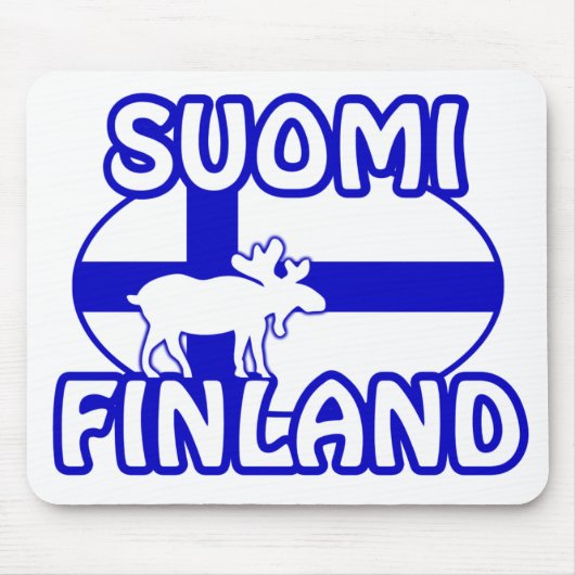 Suomi Finland mousepad Muismat (Voorkant)