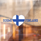 SUOMI FINLAND RAAMSTICKER (Vel 2)