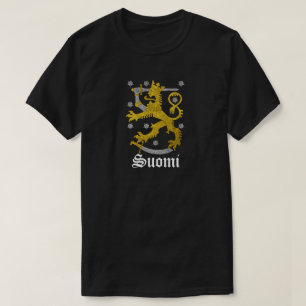 Suomi Finland wapenschild T-shirt