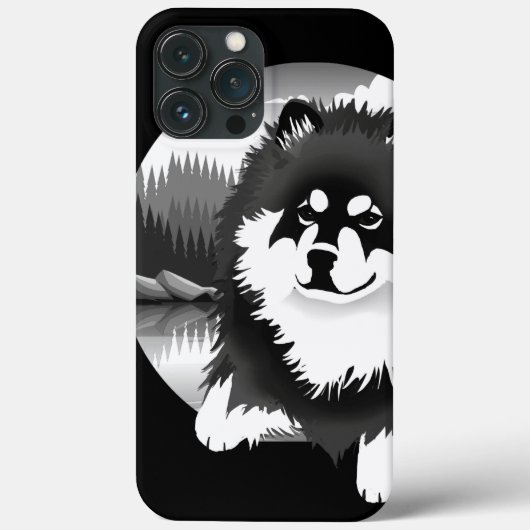 SUOMI - Fins Lapphund Iphone 13 pro max hoesje (Achterkant)