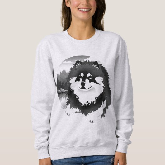 SUOMI- Fins Lapphund sweatshirts Trui (Voorkant)