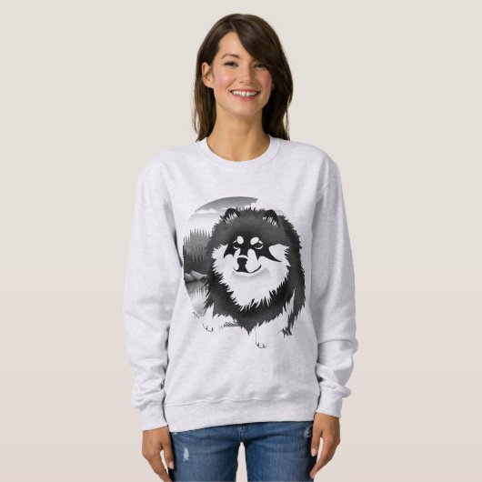 SUOMI- Fins Lapphund sweatshirts Trui (Voorkant volledig)