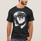 SUOMI - Fins Lapphund - voorste kunst kiest stijl T-shirt (Voorkant)