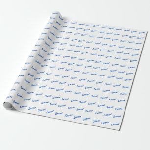 Suomi Fins wrappingpapier (klein; wit Suomi) Cadeaupapier