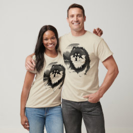 SUOMI - Finse Lapphund - voorste kunst kiest stijl T-shirt