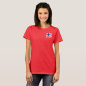 Suomi Flag T-shirt (Voorkant volledig)
