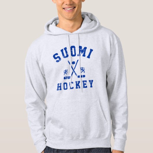 Suomi Ice Hockey Hoodie (Voorkant)
