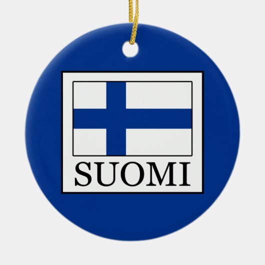 Suomi Keramisch Ornament (Voorkant)