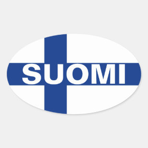 Suomi Ovale Sticker