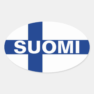 Suomi Ovale Sticker