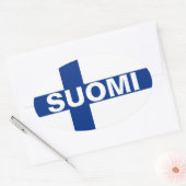 Suomi Ovale Sticker (Envelop)