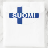 Suomi Ovale Sticker (Tas)