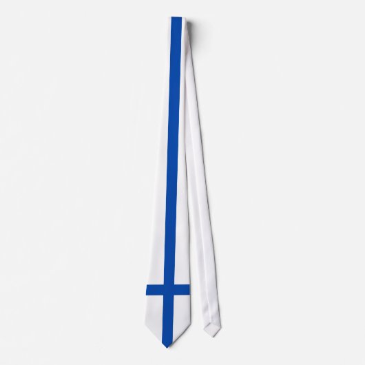 Suomi solmio - De vlag van Finland Stropdas (Voorkant)