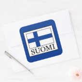 Suomi Vierkante Sticker (Envelop)