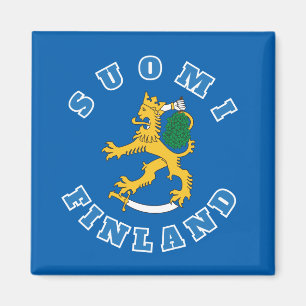 Suomileijona - Suomi-Finland - jääkaappimagneett Magneet