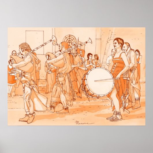 Suonatori medioevali poster (Voorkant)