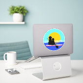 SUP Annapolis Dogs Vinyl Sticker (Laptop op bureau)